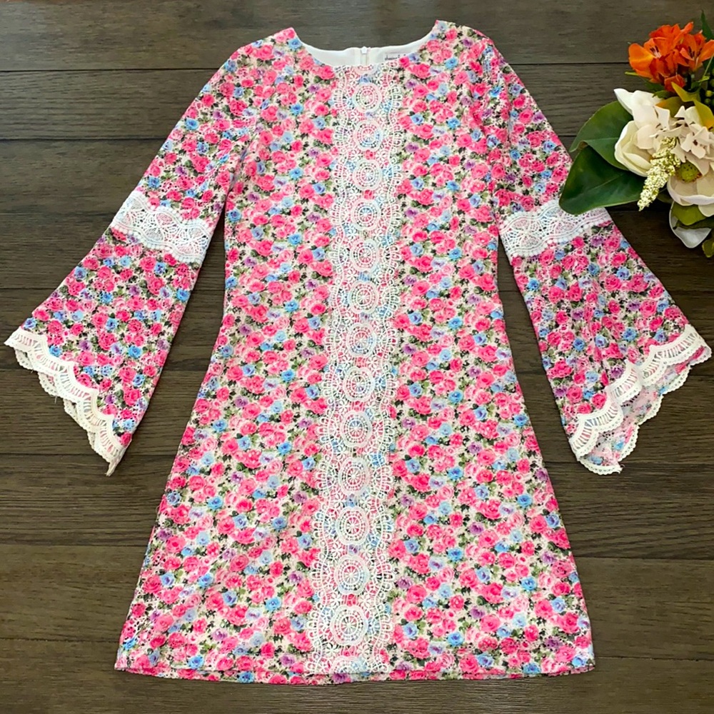 Chasing Fireflies Floral Lace Dress